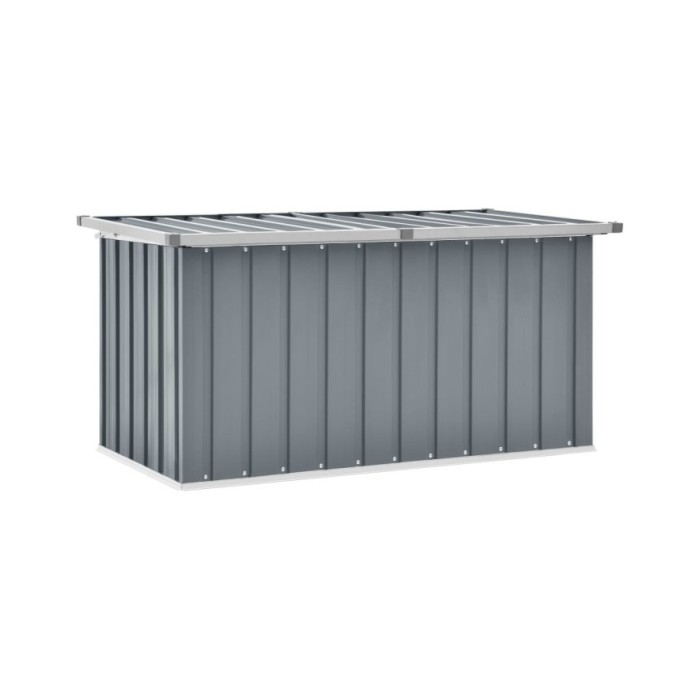 Boîte de rangement de jardin Gris 129x67x65 cm