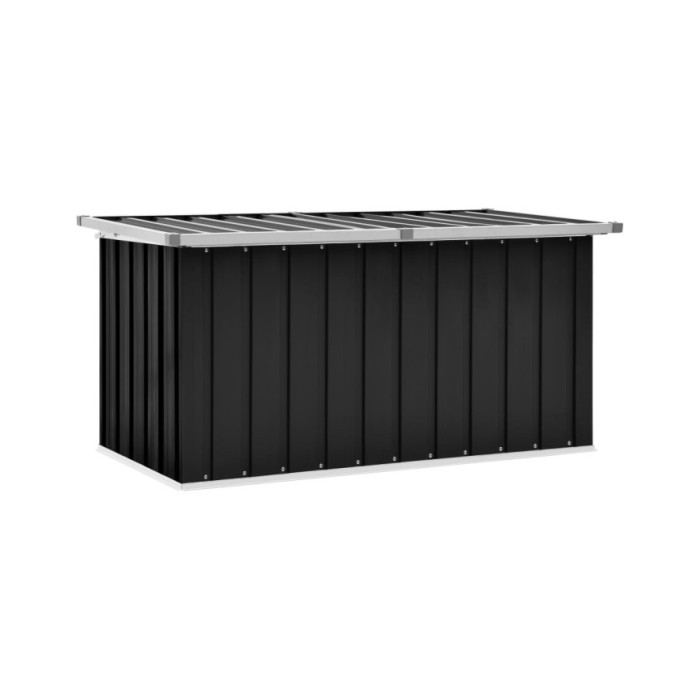 Boîte de rangement de jardin Anthracite 129x67x65 cm