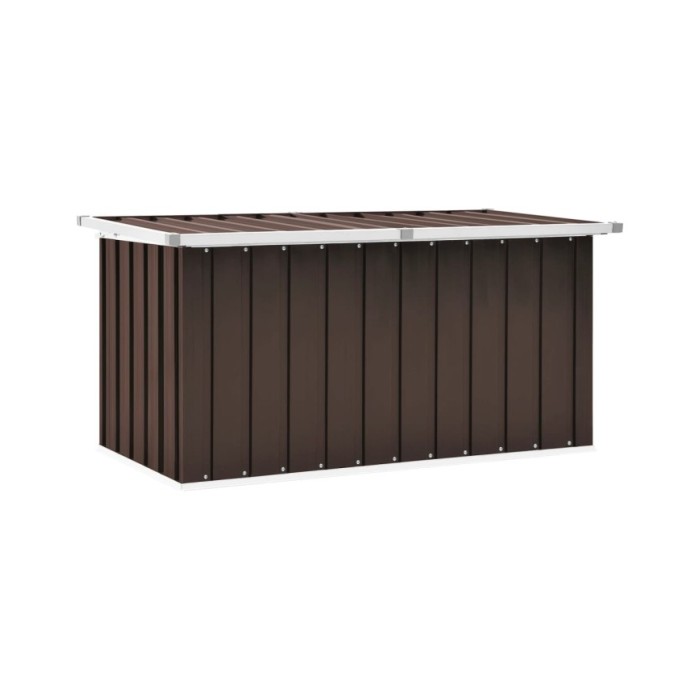 Boîte de rangement de jardin Marron 129x67x65 cm