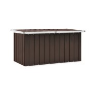 Boîte de rangement de jardin Marron 129x67x65 cm