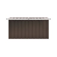 Boîte de rangement de jardin Marron 129x67x65 cm