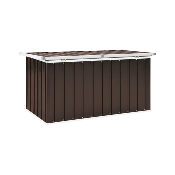 Boîte de rangement de jardin Marron 129x67x65 cm