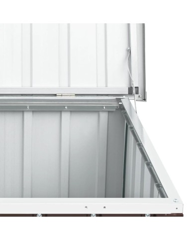 Boîte de rangement de jardin Marron 129x67x65 cm