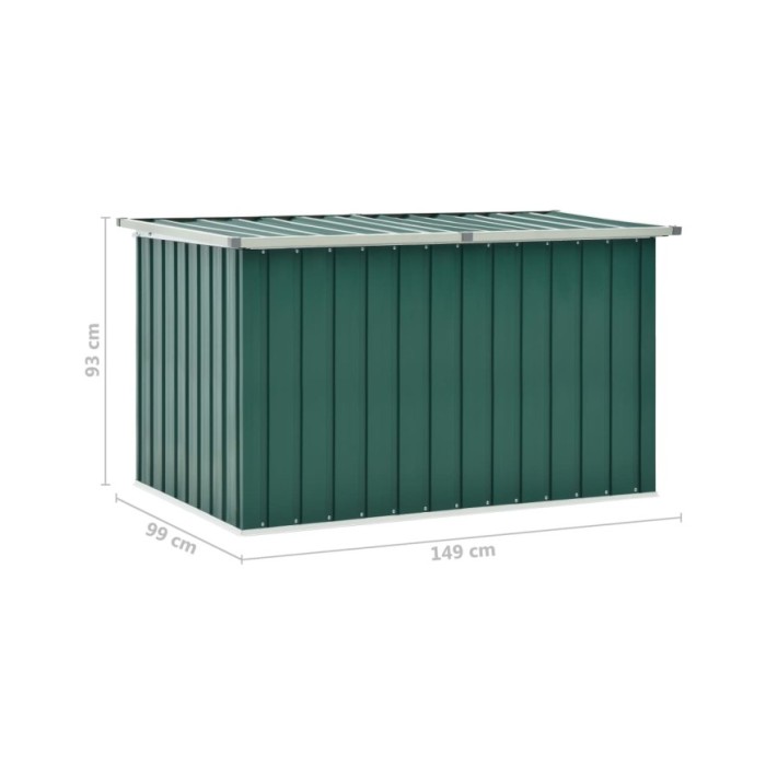Boîte de rangement de jardin Vert 149x99x93 cm