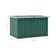 Boîte de rangement de jardin Vert 149x99x93 cm