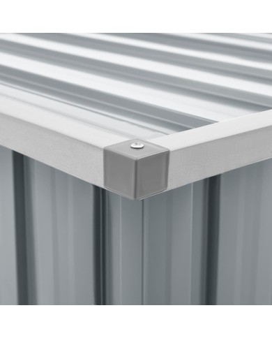 Boîte de rangement de jardin Gris 149x99x93 cm