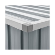 Boîte de rangement de jardin Gris 149x99x93 cm