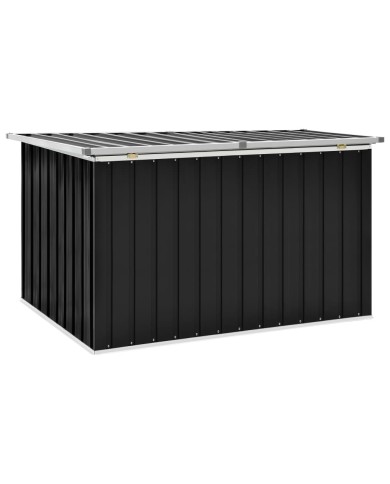 Boîte de rangement de jardin Anthracite 149x99x93 cm