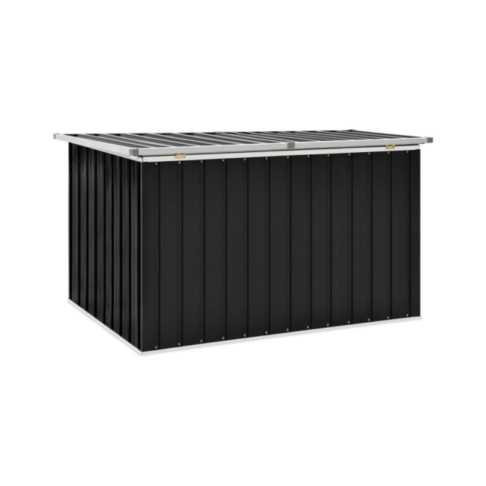 Boîte de rangement de jardin Anthracite 149x99x93 cm