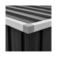 Boîte de rangement de jardin Anthracite 149x99x93 cm