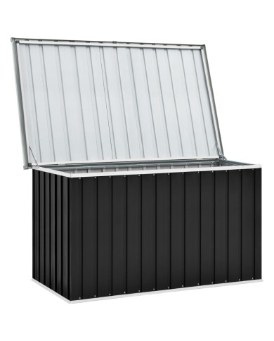 Boîte de rangement de jardin Anthracite 149x99x93 cm