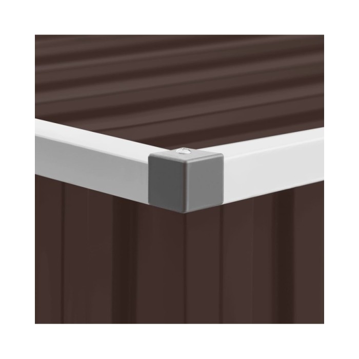 Boîte de rangement de jardin Marron 149x99x93 cm