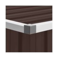 Boîte de rangement de jardin Marron 149x99x93 cm