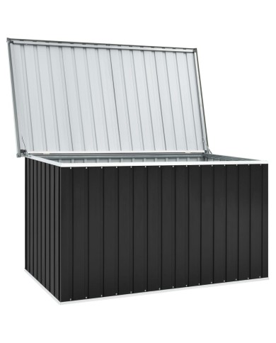 Boîte de rangement de jardin Anthracite 171x99x93 cm