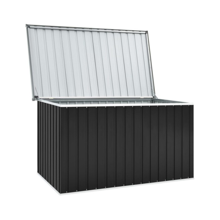 Boîte de rangement de jardin Anthracite 171x99x93 cm