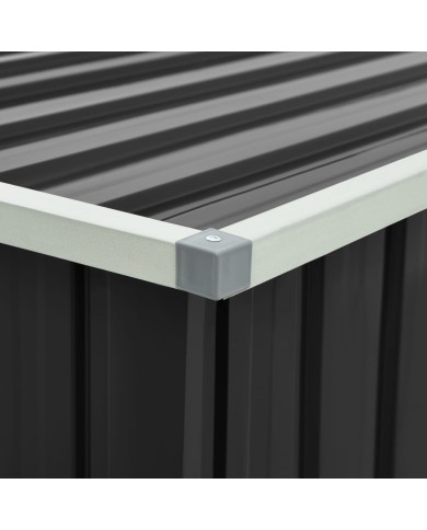 Boîte de rangement de jardin Anthracite 171x99x93 cm