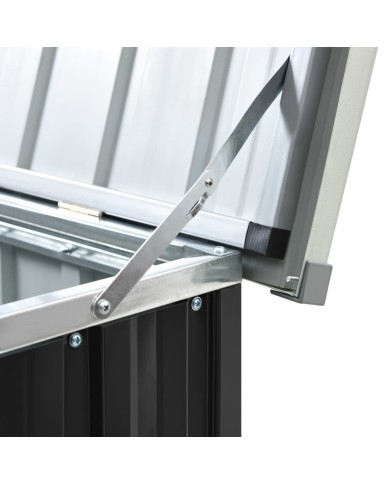 Boîte de rangement de jardin Anthracite 171x99x93 cm