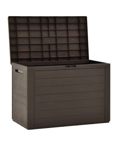 Boîte de rangement de jardin Marron 78x44x55 cm