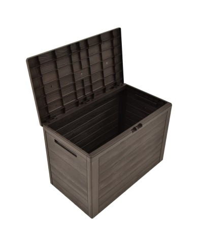 Boîte de rangement de jardin Marron 78x44x55 cm
