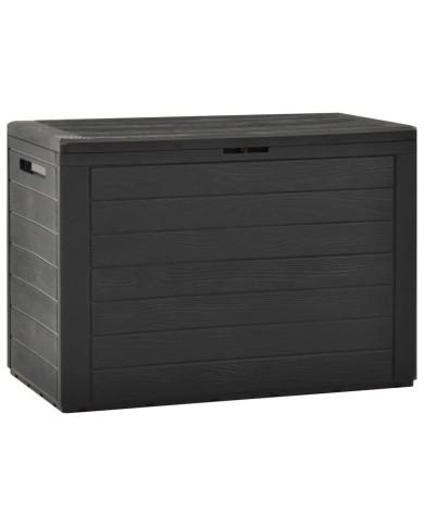 Boîte de rangement de jardin Anthracite78x44x55 cm