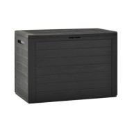 Boîte de rangement de jardin Anthracite78x44x55 cm