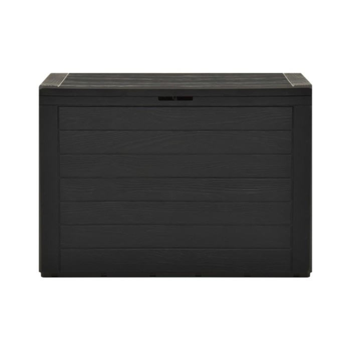 Boîte de rangement de jardin Anthracite78x44x55 cm
