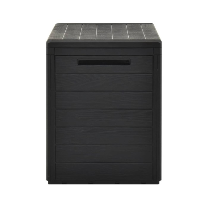 Boîte de rangement de jardin Anthracite78x44x55 cm