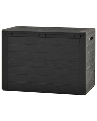 Boîte de rangement de jardin Anthracite78x44x55 cm