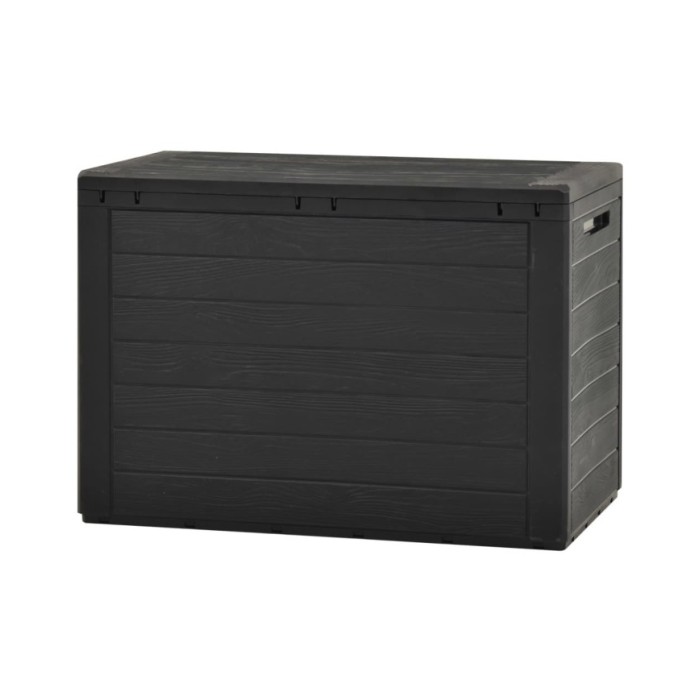 Boîte de rangement de jardin Anthracite78x44x55 cm