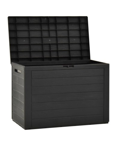Boîte de rangement de jardin Anthracite78x44x55 cm