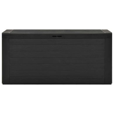 Boîte de rangement de jardin Anthracite 116x44x55 cm