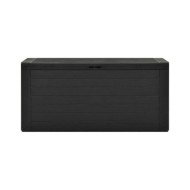 Boîte de rangement de jardin Anthracite 116x44x55 cm