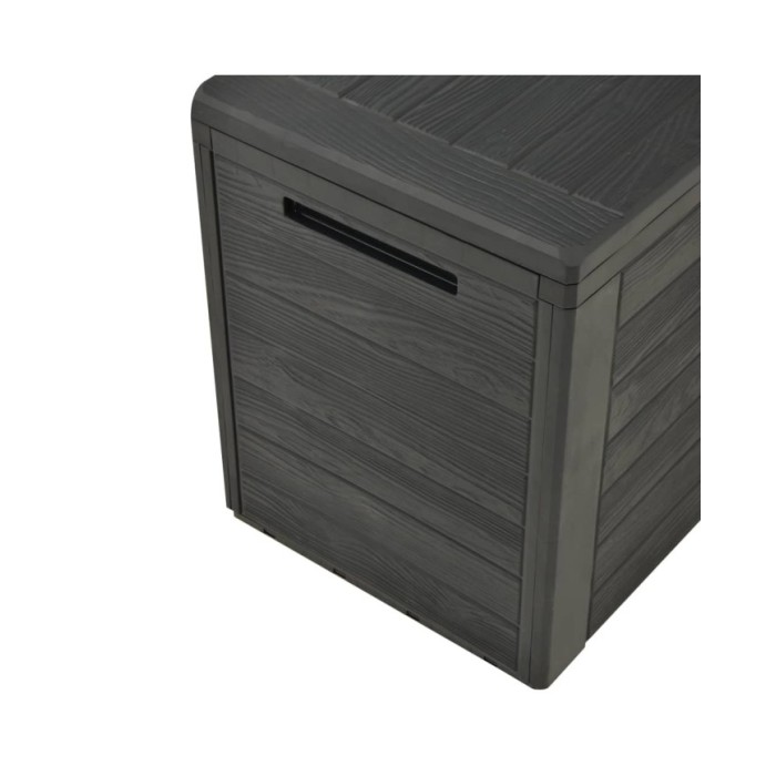 Boîte de rangement de jardin Anthracite 116x44x55 cm