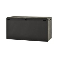 Boîte de rangement de jardin Anthracite 114x47x60 cm
