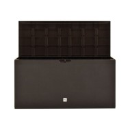 Boîte de rangement de jardin Marron 114x47x60 cm