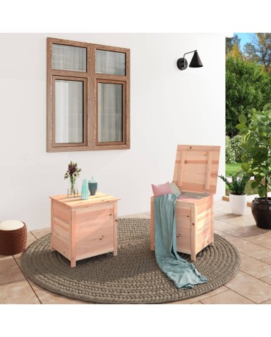 Boîte à coussins d'extérieur 50x50x56 cm Bois de sapin massif