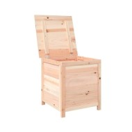 Boîte à coussins d'extérieur 50x50x56 cm Bois de sapin massif