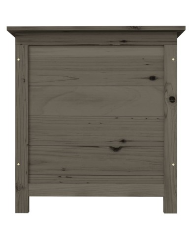 Boîte à coussins d'extérieur Anthracite 50x50x56cm Sapin massif