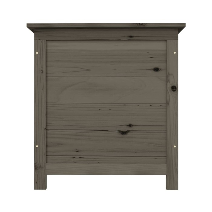 Boîte à coussins d'extérieur Anthracite 50x50x56cm Sapin massif