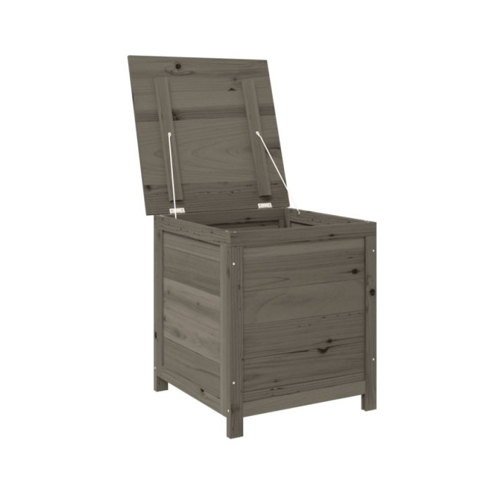 Boîte à coussins d'extérieur Anthracite 50x50x56cm Sapin massif