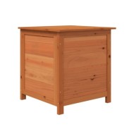 Boîte à coussins d'extérieur Marron 50x50x56 cm Sapin massif