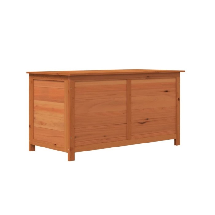 Boîte à coussins d'extérieur Marron 100x50x56 cm Sapin massif