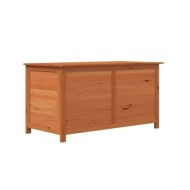 Boîte à coussins d'extérieur Marron 100x50x56 cm Sapin massif