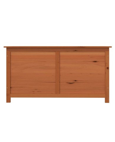 Boîte à coussins d'extérieur Marron 100x50x56 cm Sapin massif
