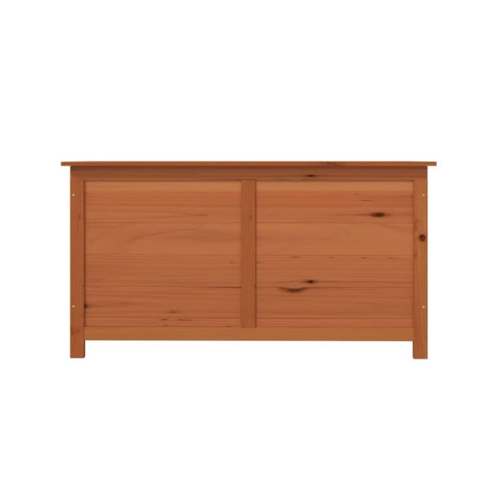 Boîte à coussins d'extérieur Marron 100x50x56 cm Sapin massif