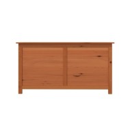 Boîte à coussins d'extérieur Marron 100x50x56 cm Sapin massif