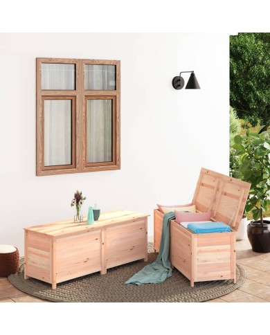 Boîte à coussins d'extérieur 150x50x56 cm Bois de sapin massif