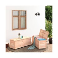 Boîte à coussins d'extérieur 150x50x56 cm Bois de sapin massif
