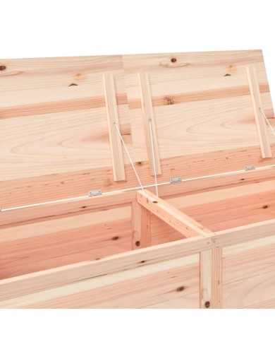 Boîte à coussins d'extérieur 150x50x56 cm Bois de sapin massif
