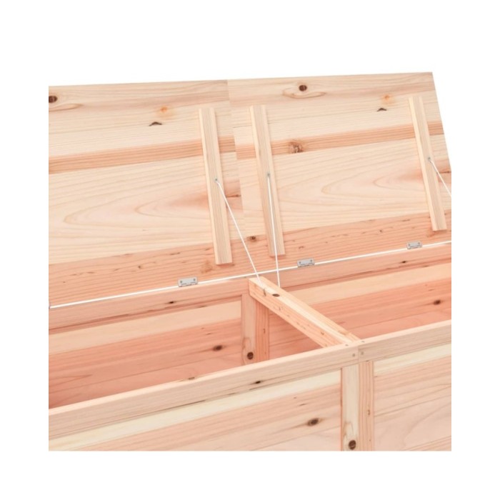 Boîte à coussins d'extérieur 150x50x56 cm Bois de sapin massif